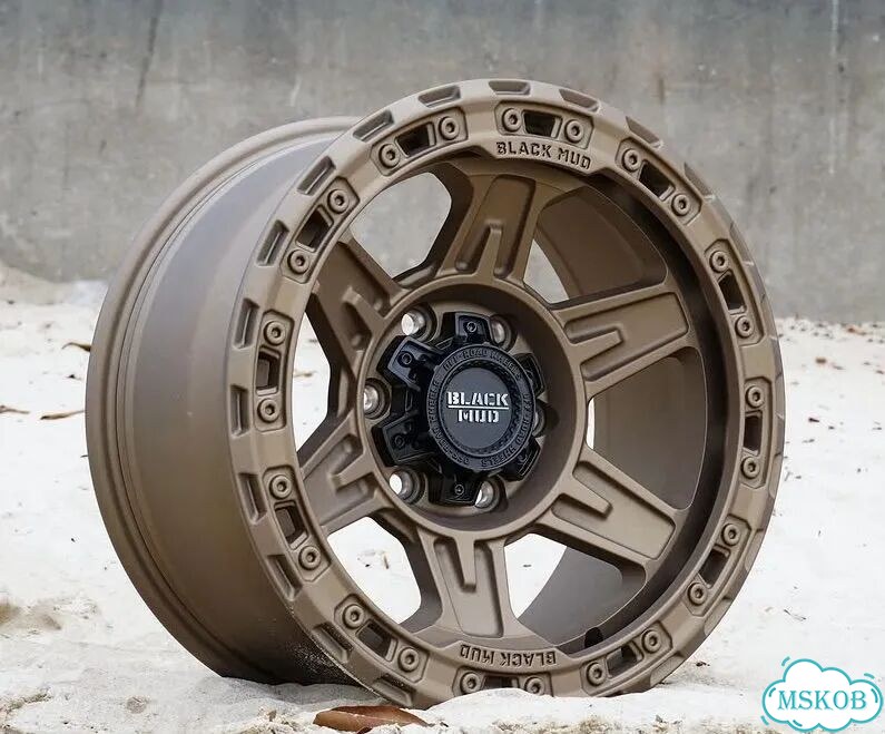 Литые диски Black Mud M590b 8.5×R17 6×139.7 фото 1
