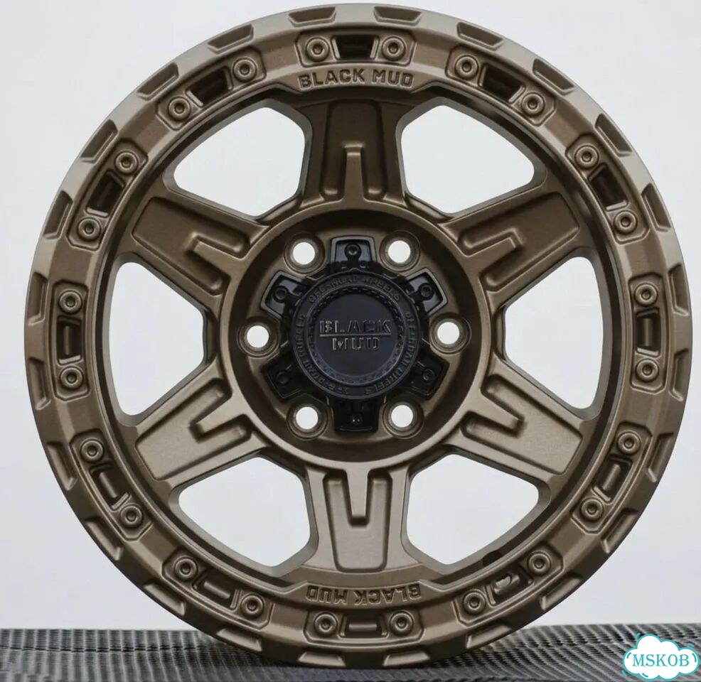 Литые диски Black Mud M590b 8.5×R17 6×139.7 фото 2