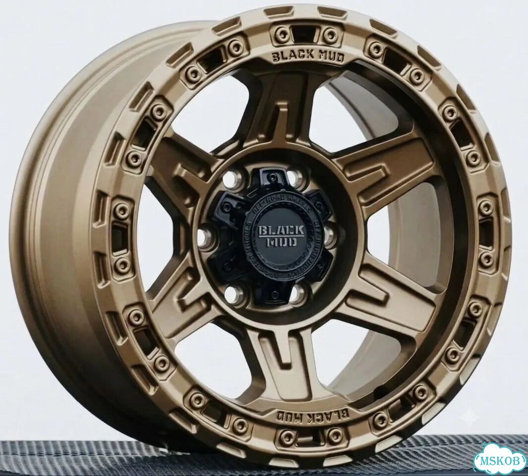 Литые диски Black Mud M590b 8.5×R17 6×139.7 фото 3