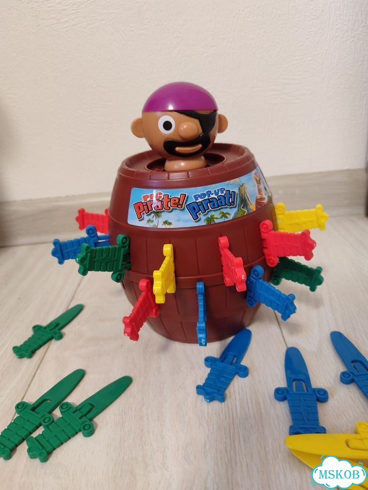 Pop up pirate детская настольная игра-игрушка фото 1