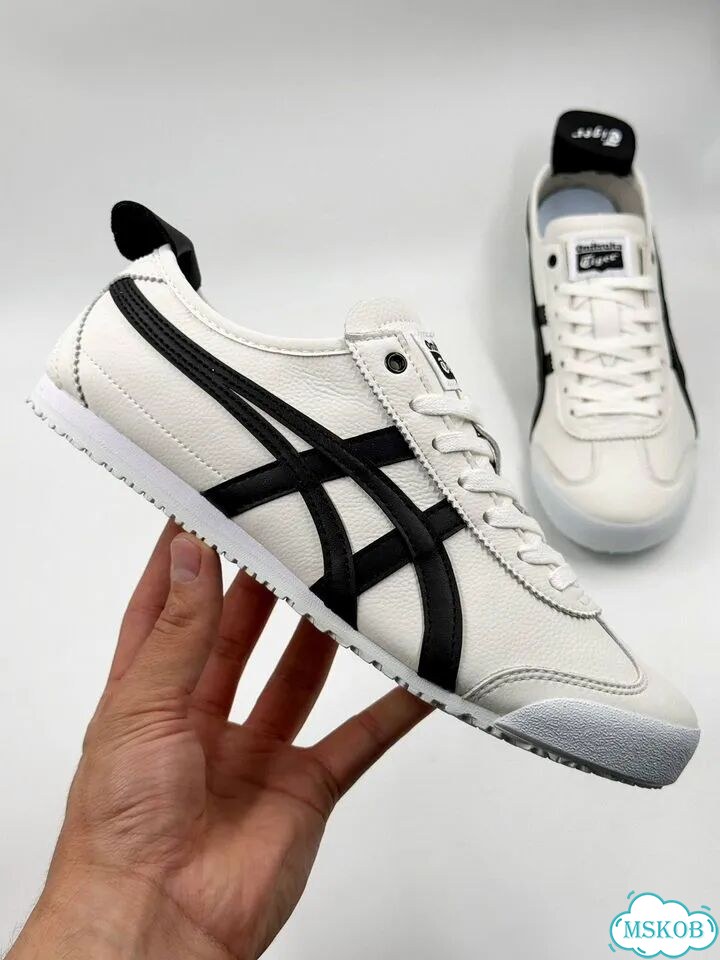 Asics Onitsuka Tiger Mexico 66 White Black фото 3