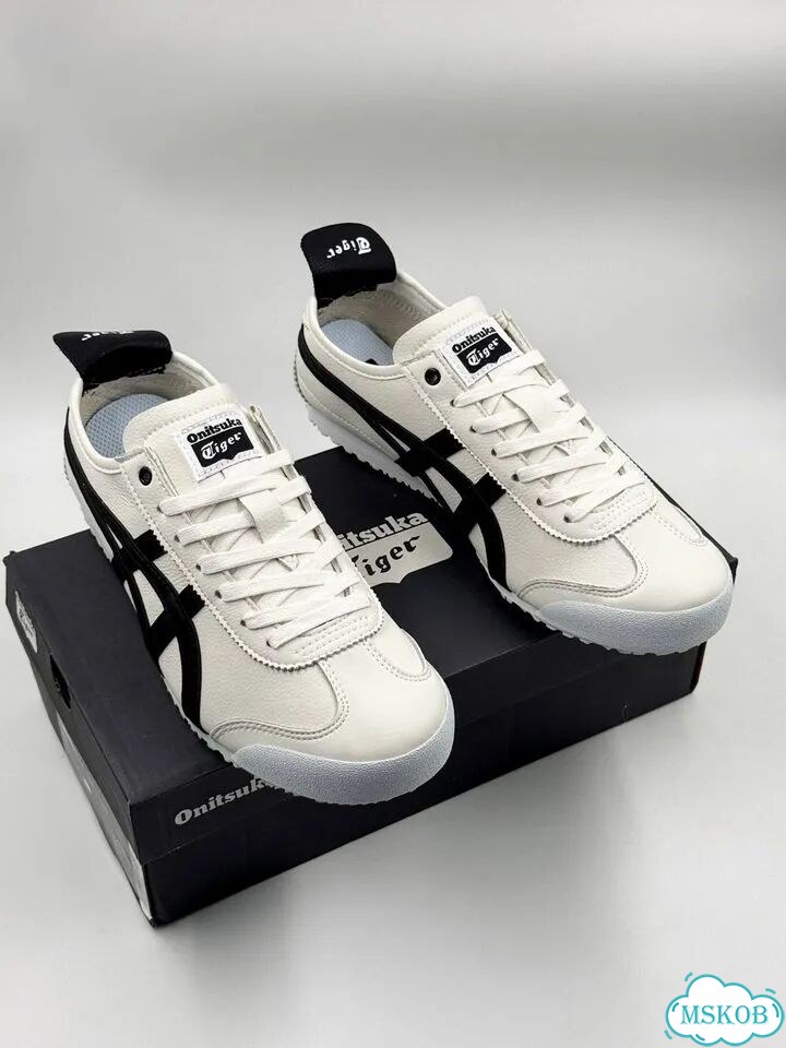 Asics Onitsuka Tiger Mexico 66 White Black фото 7