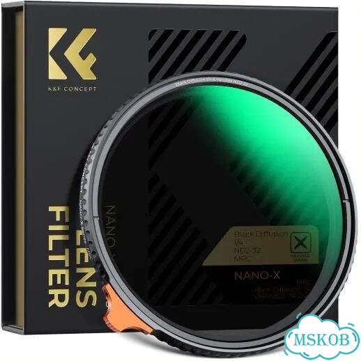 ND+Black Mist фильтр K&F 67мм ND2-32 2в1 фото 1