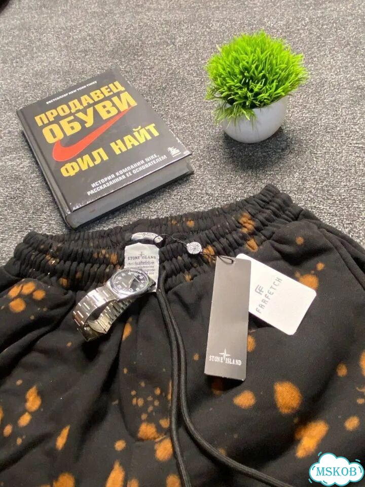 Шорты stone island off dye в наличии фото 10