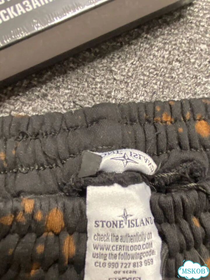 Шорты stone island off dye в наличии фото 9