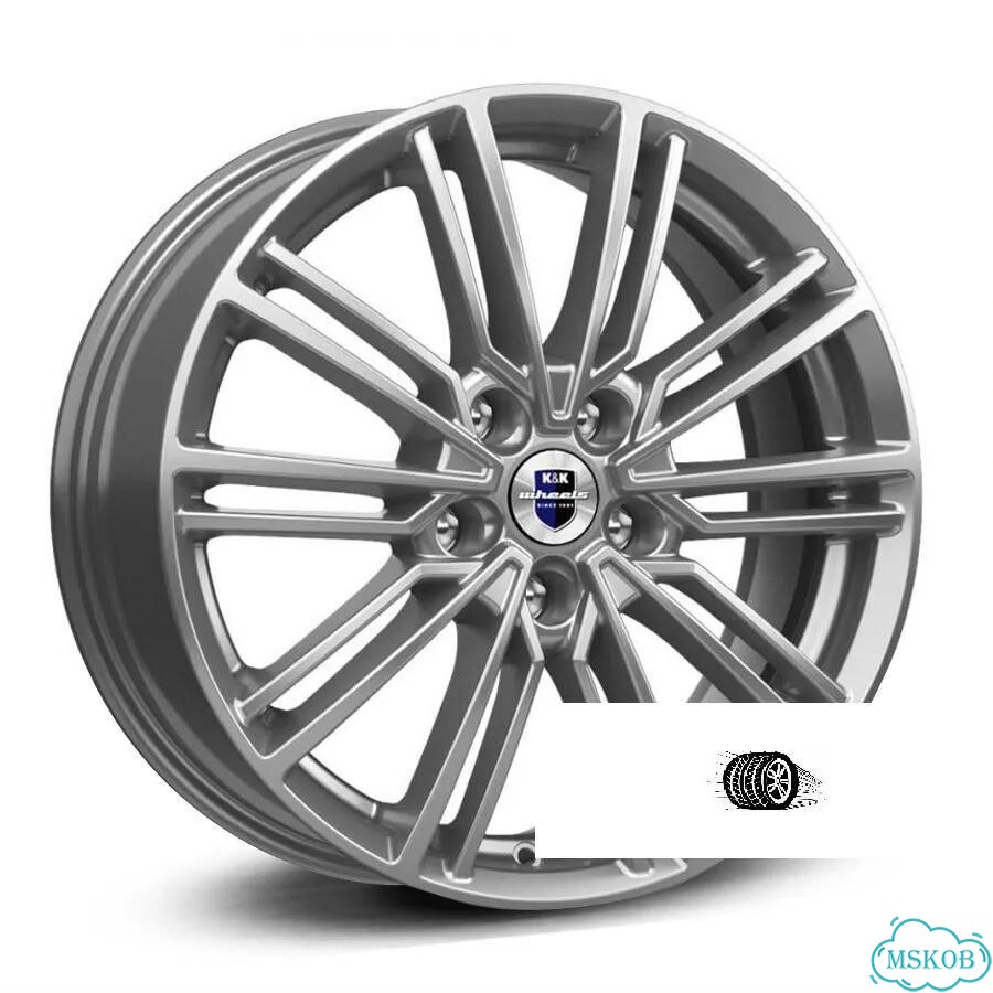 Литые диски K&K 7×R17 4×100 фото 1