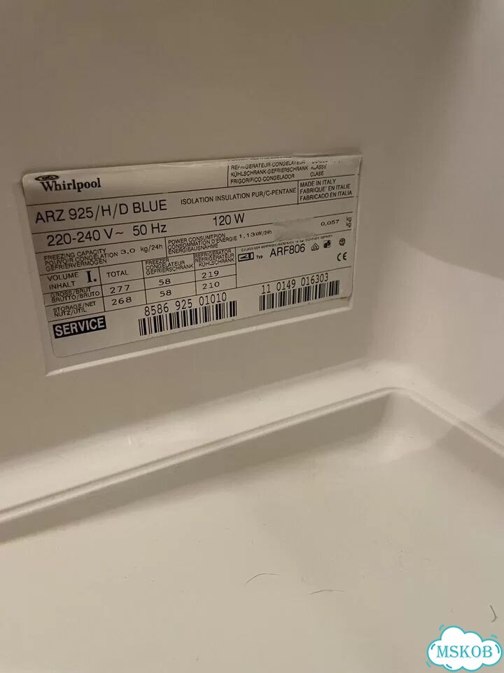 Холодильник whirlpool arz 925 фото 2