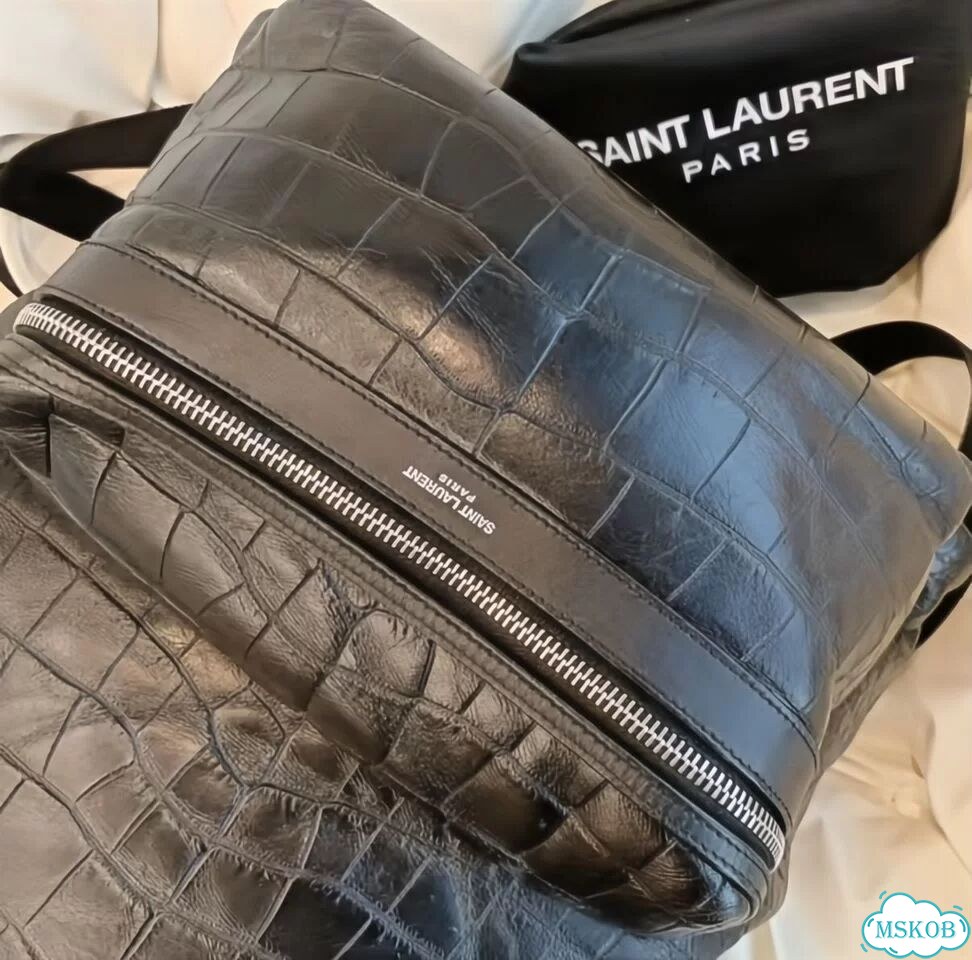 Saint laurent crocodile рюкзак фото 4