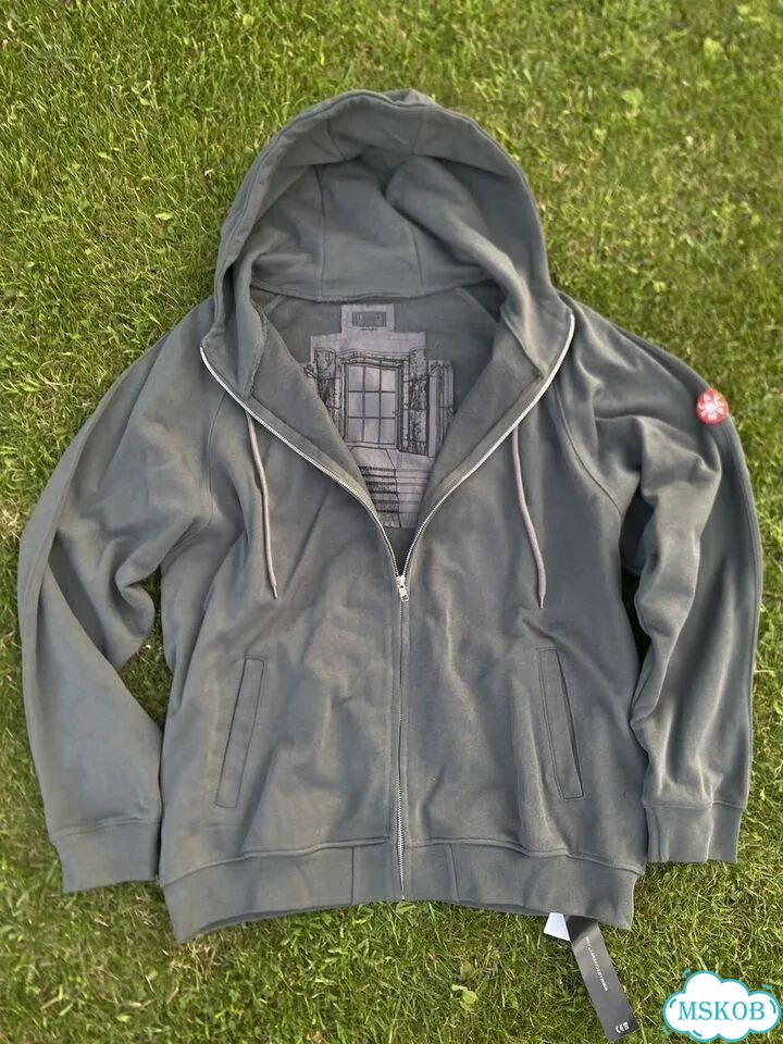 Зип худи база Cav Empt серое Все размеры фото 2