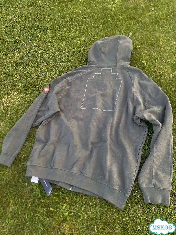 Зип худи база Cav Empt серое Все размеры фото 3