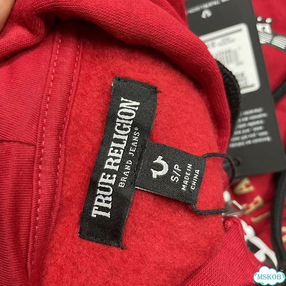 True Religion Big Logo Zip-Hoodie Оригинал фото 3