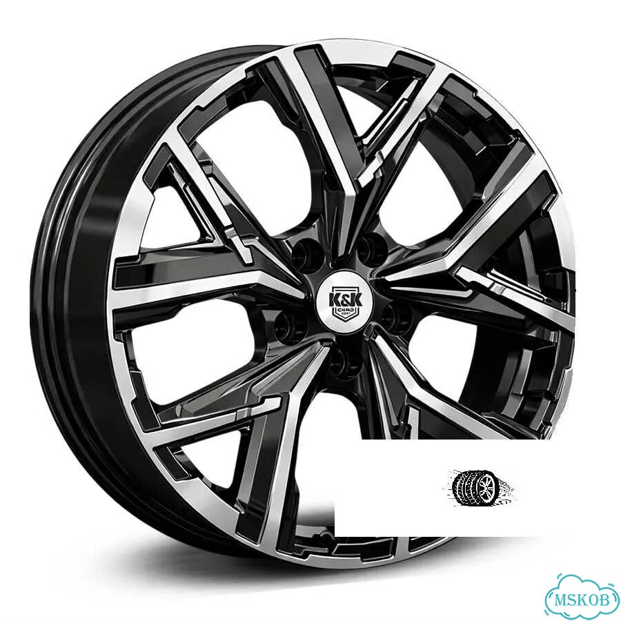 Литые диски K&K 6.5×R18 5×114.3 фото 1