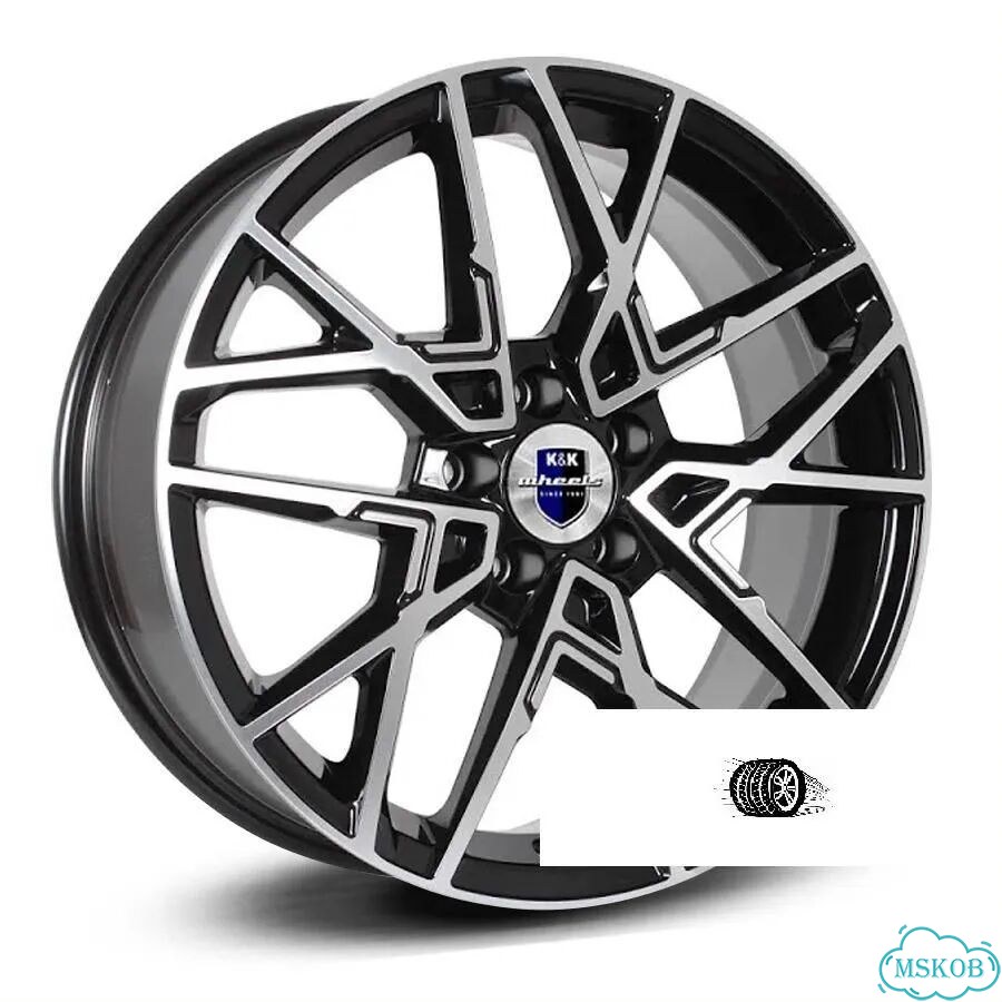 Литые диски K&K 7×R18 5×108 фото 1