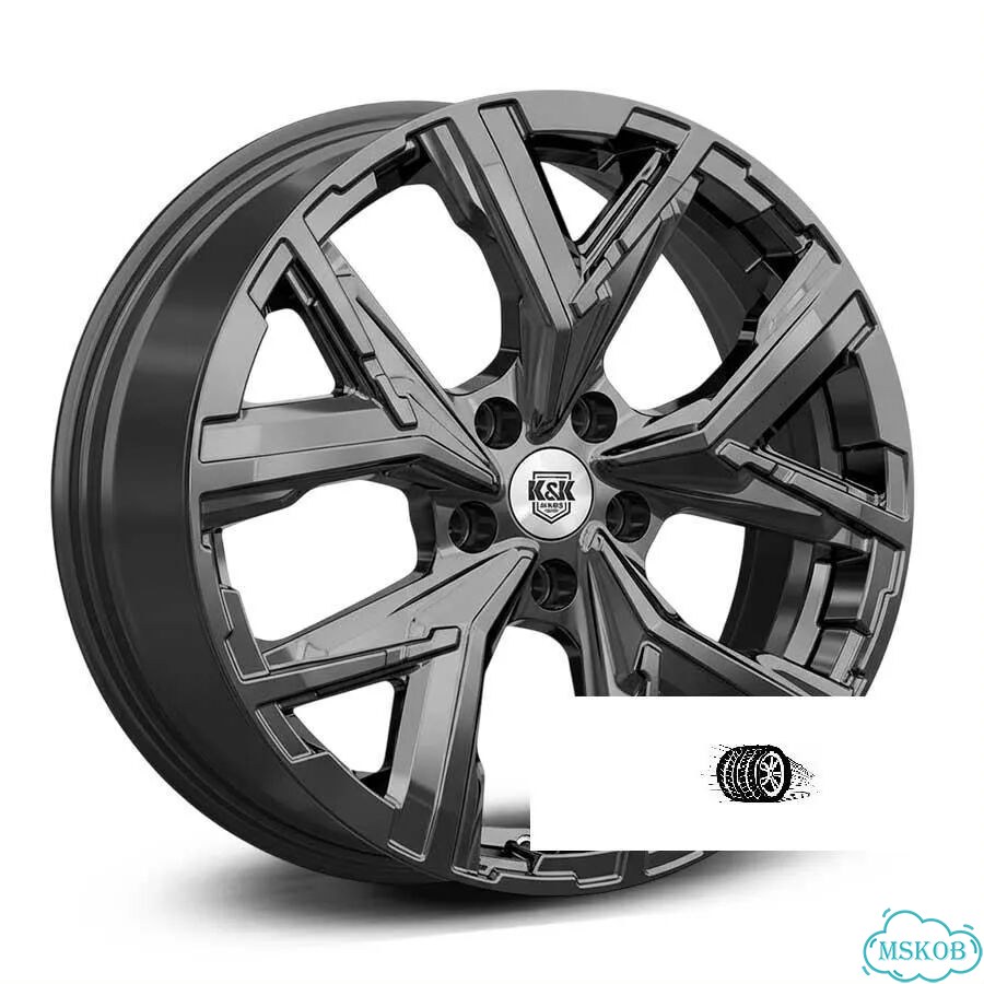 Литые диски K&K 6.5×R18 5×114.3 фото 1