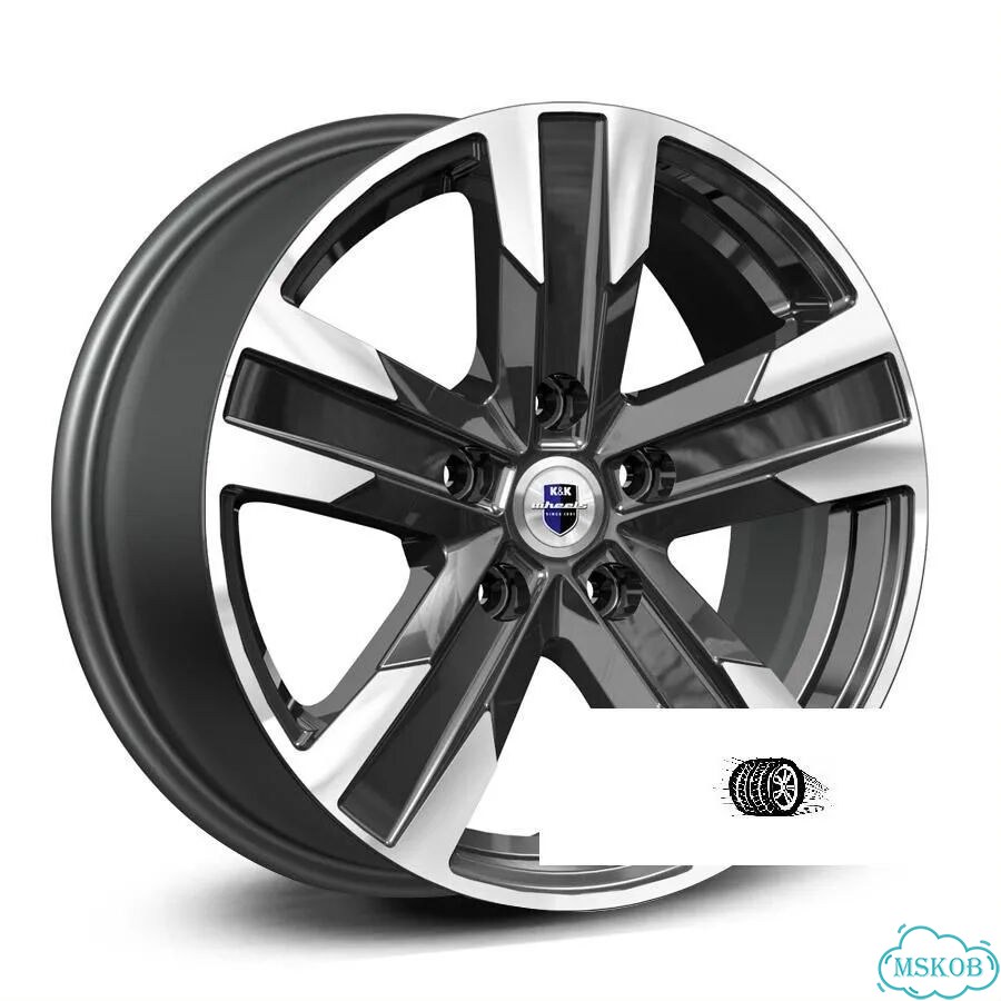 Литые диски K&K 7×R16 5×112 фото 1