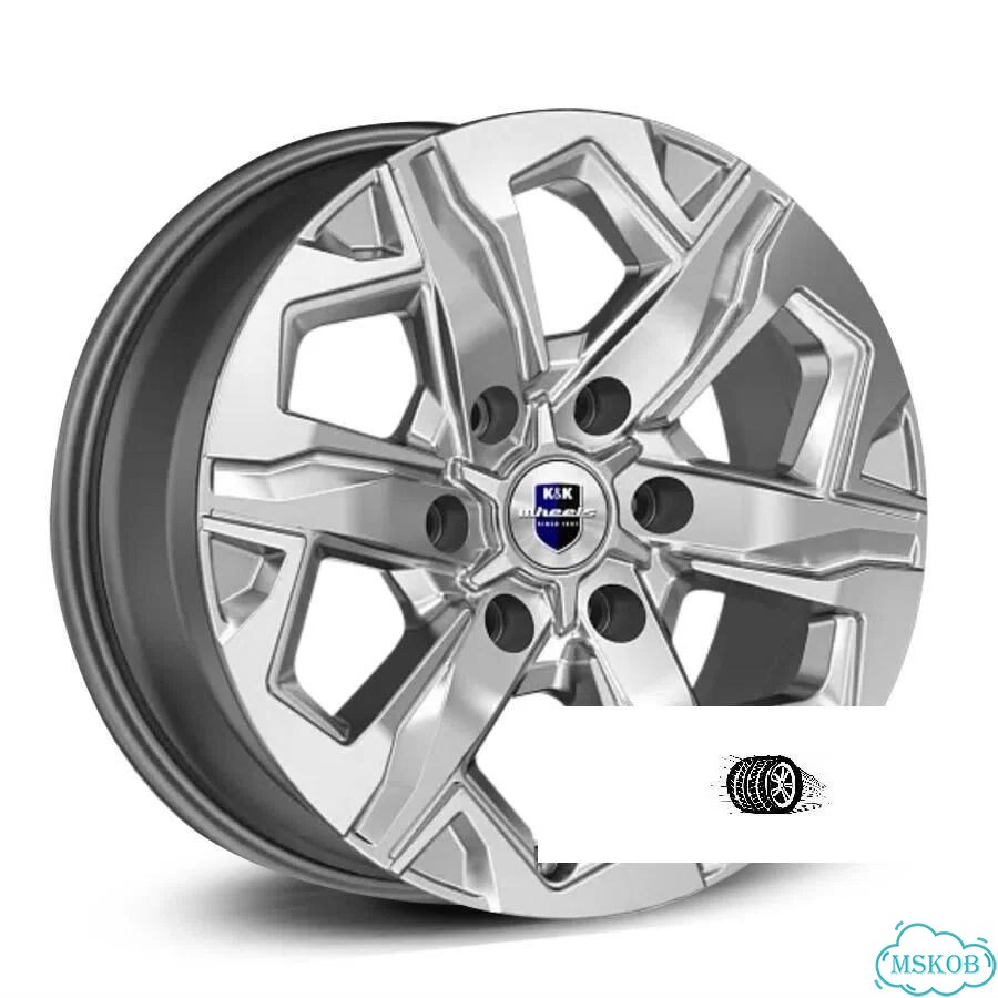 Литые диски K&K 7.5×R17 6×139.7 фото 1