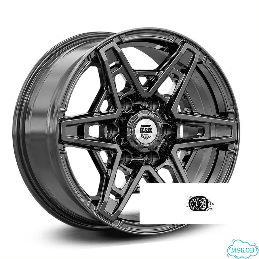 Литые диски K&K 8×R17 6×139.7 фото 1