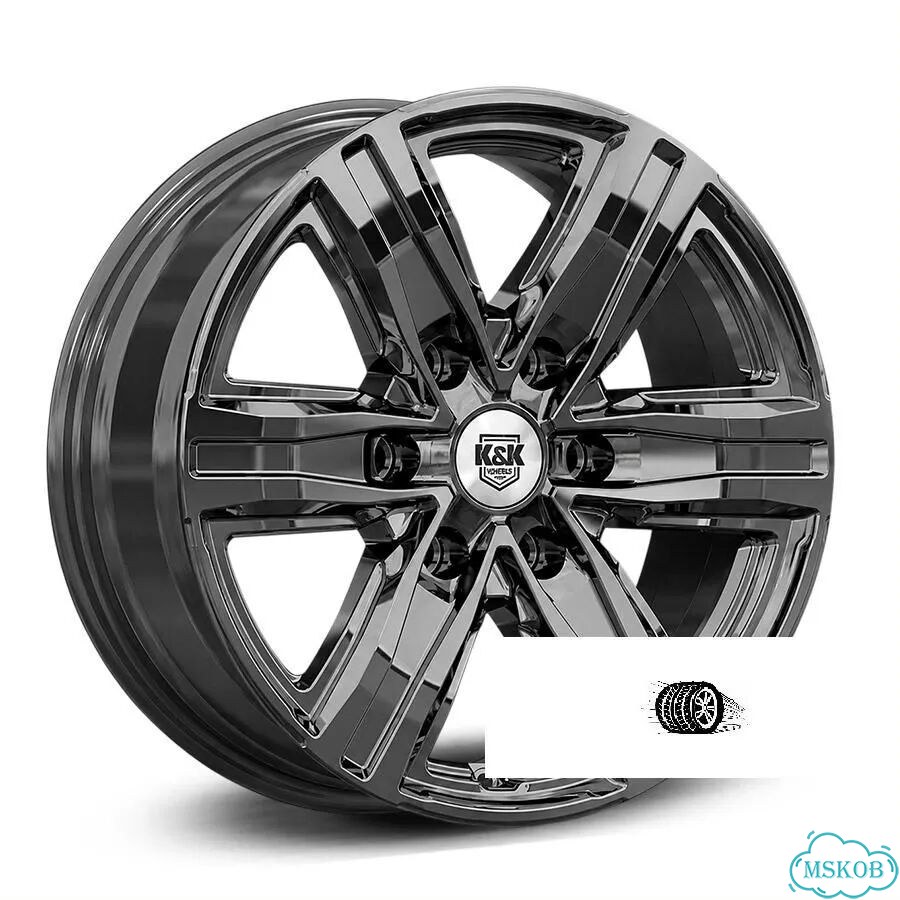 Литые диски K&K 7.5×R17 6×139.7 фото 1