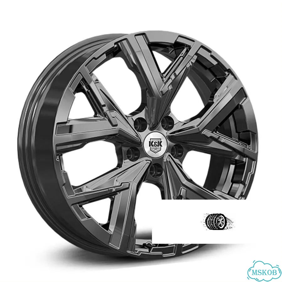 Литые диски K&K 6.5×R18 5×114.3 фото 1