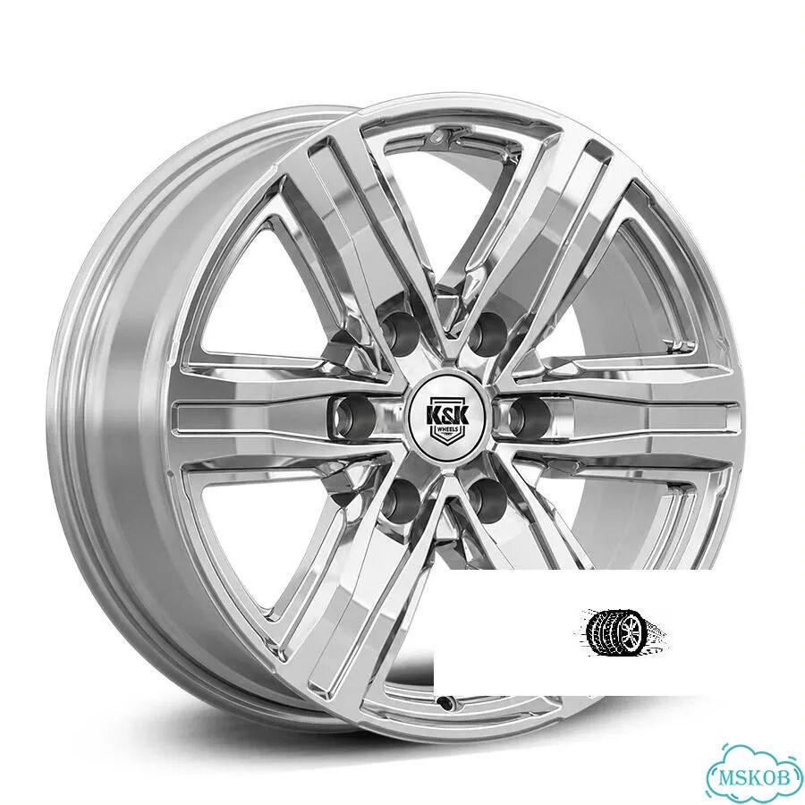 Литые диски K&K 7.5×R17 6×139.7 фото 1
