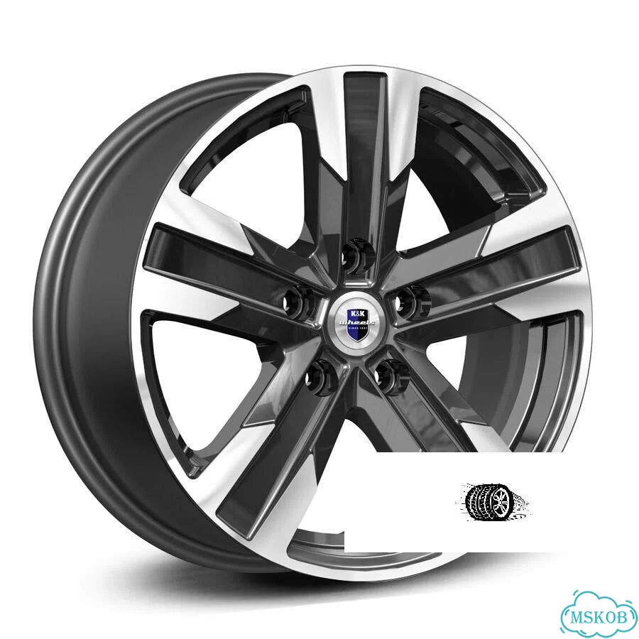 Литые диски K&K 7×R16 5×110 фото 1