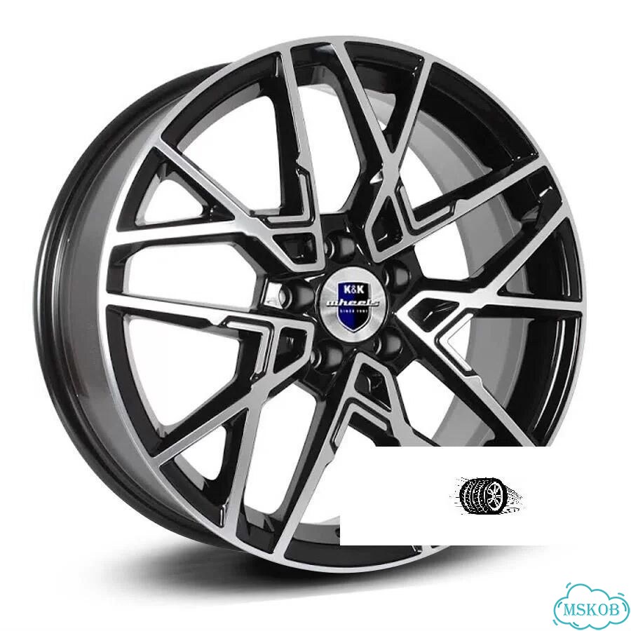 Литые диски K&K 7×R18 5×114.3 фото 1