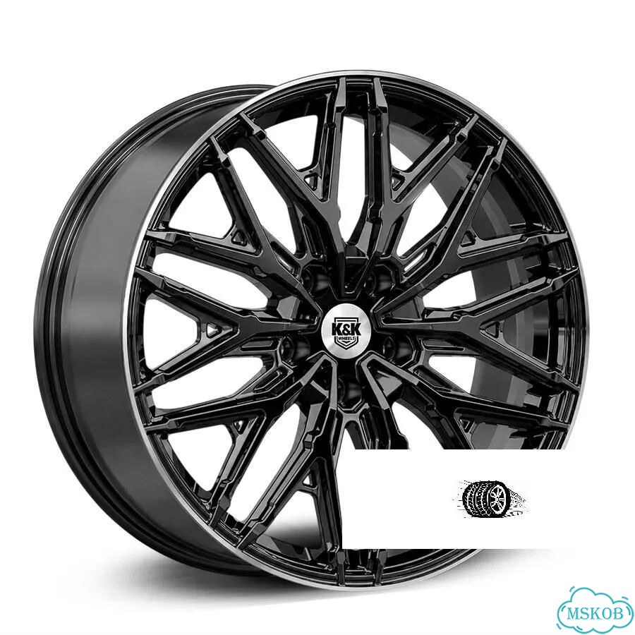 Литые диски K&K 8×R19 5×108 фото 1