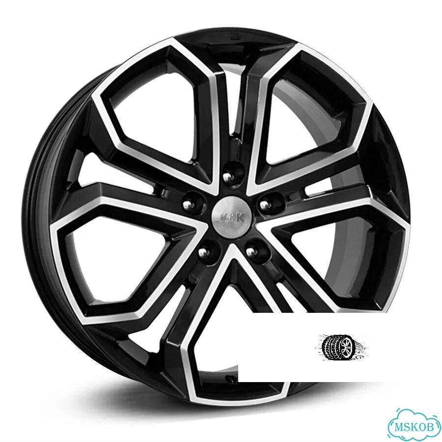 Литые диски K&K 8.5×R19 5×114.3 фото 1