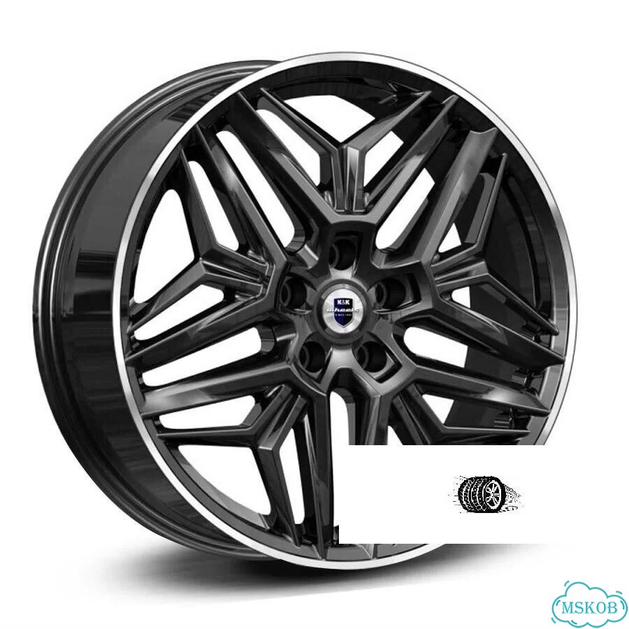 Литые диски K&K 7×R19 5×108 фото 1