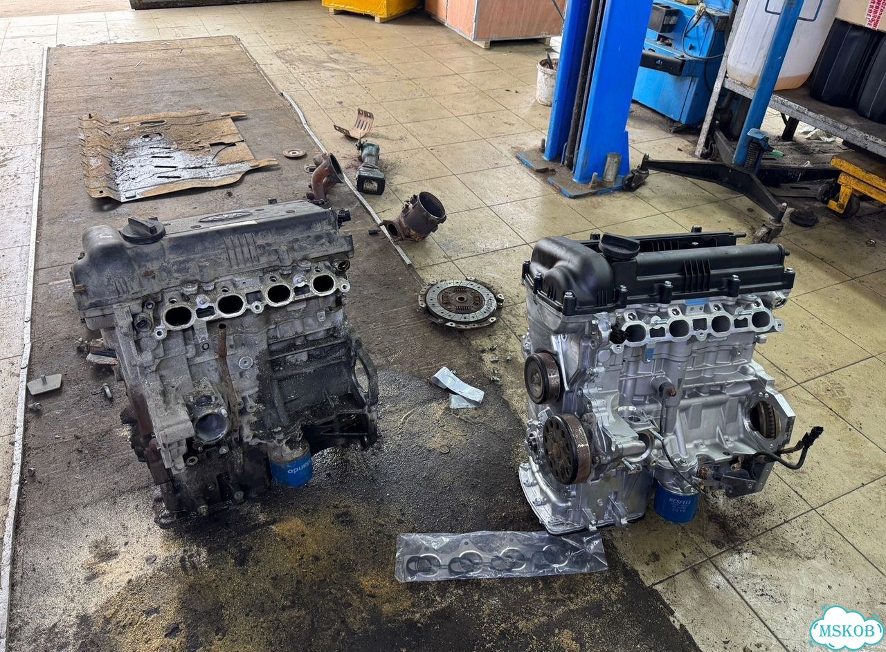 Двс G4FA 1.4 л Kia Rio Hyundai Solaris фото 9