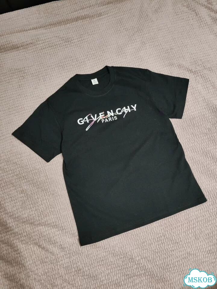 Футболка givenchy logo черная фото 1