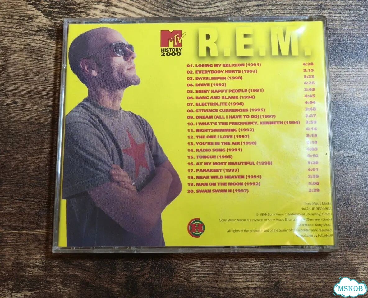 CD R.E.M. – MTV Music History Invisible Halahup фото 3