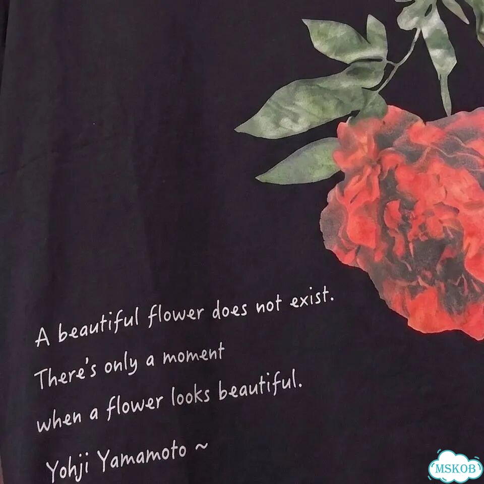Лонгслив Yohji Yamamoto flower sleeve фото 4