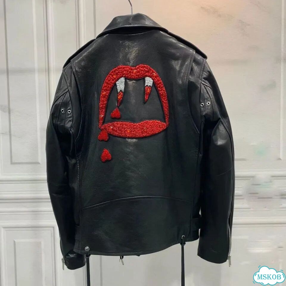 Кожаная куртка Saint Laurent Bloodluster фото 2