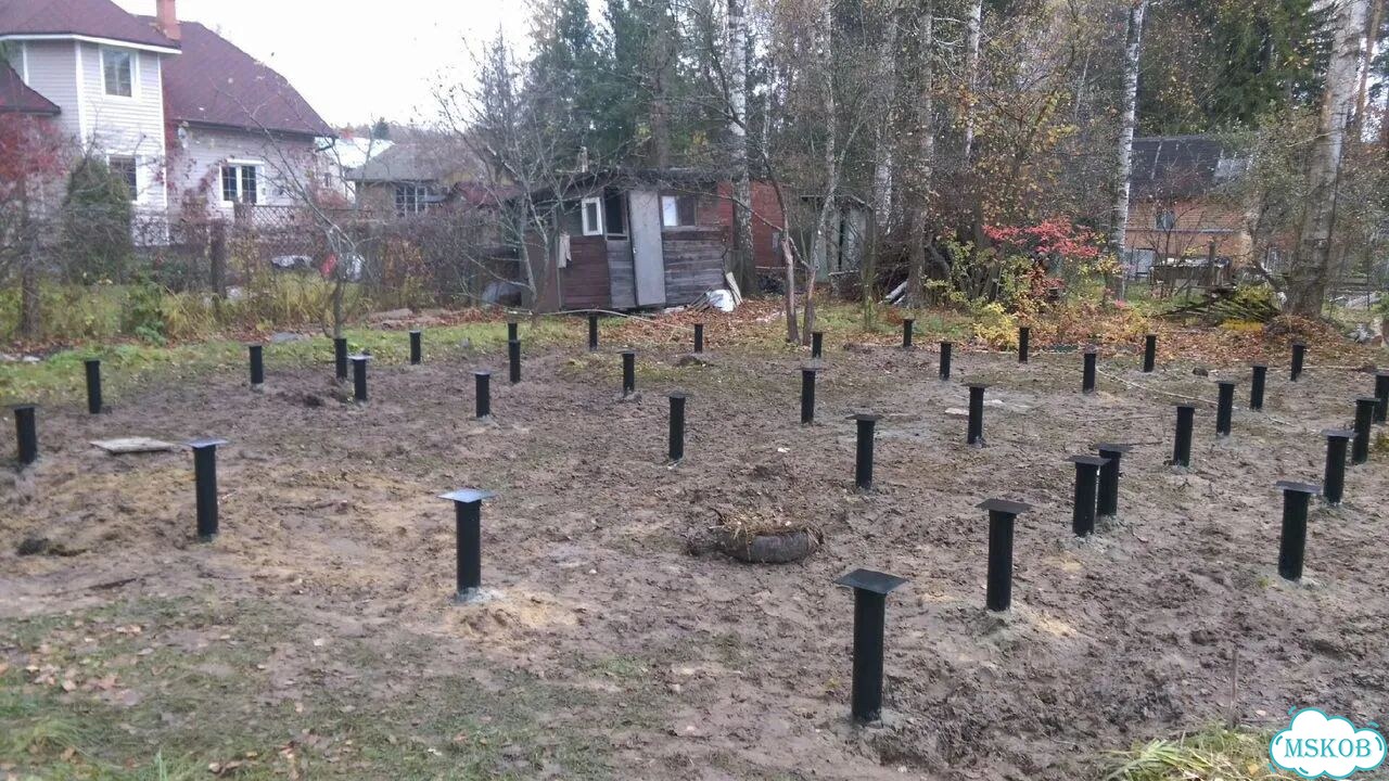 Установка винтовых свай фото 10