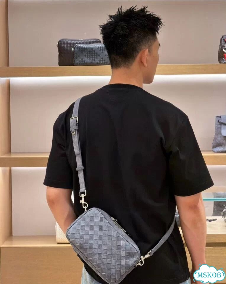 Сумка мужская замшевая Bottega Veneta фото 10