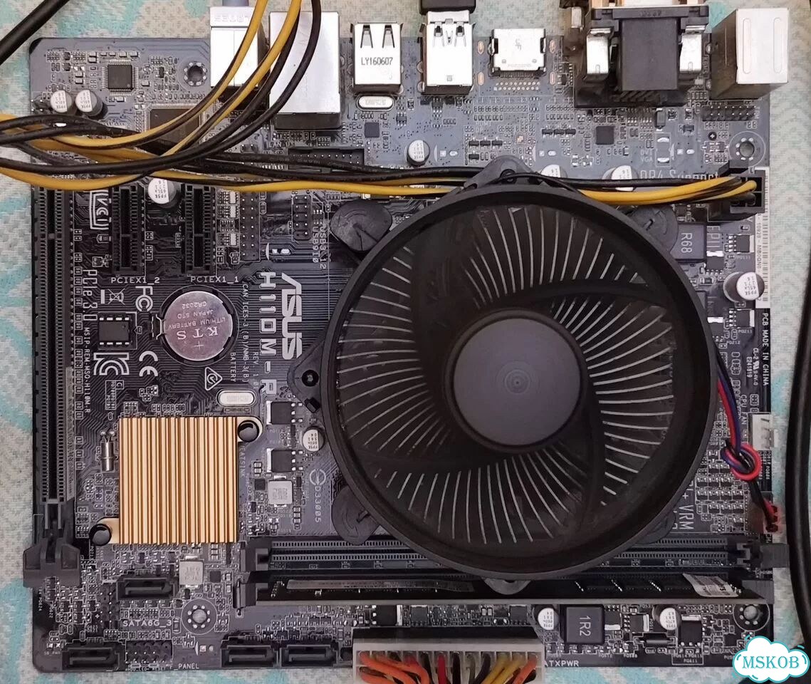 Asus h110m-r + i5 6400 2.70Ghz материнская плата фото 1