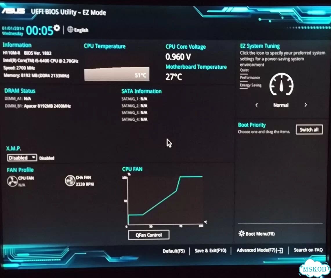 Asus h110m-r + i5 6400 2.70Ghz материнская плата фото 3