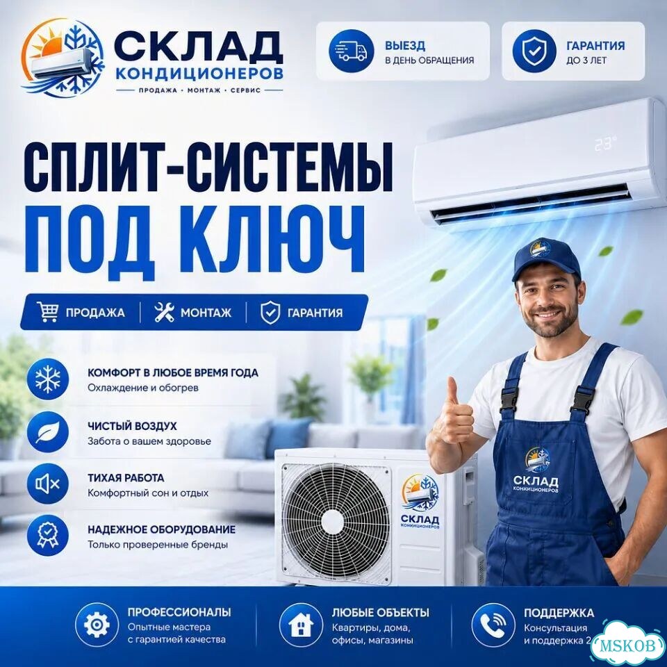 Премиум кондиционер с управлением через приложение с монтажом фото 1