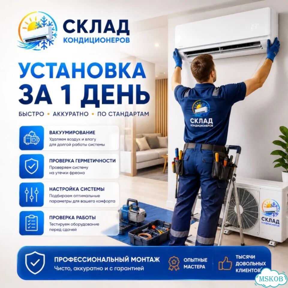 Премиум кондиционер с управлением через приложение с монтажом фото 4