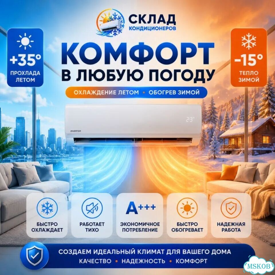 Премиум кондиционер с управлением через приложение с монтажом фото 6