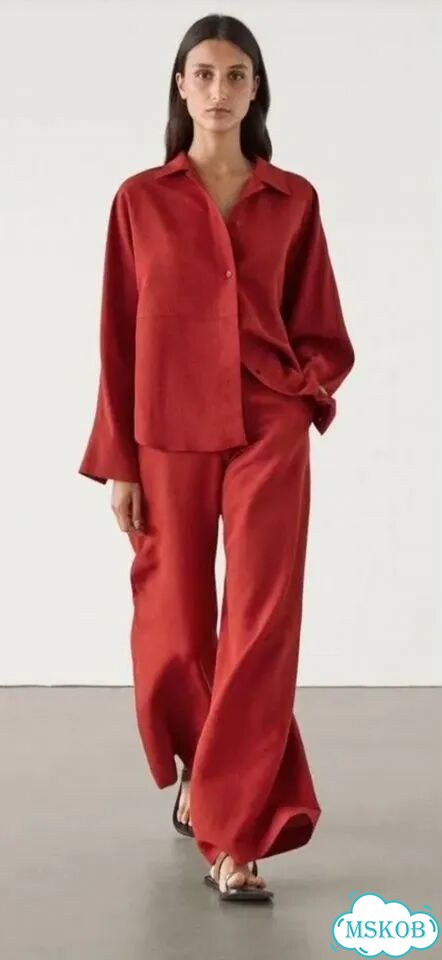 Брючный костюм из льна Massimo dutti фото 1