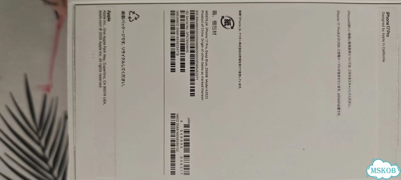 iPhone 17 Pro, 256 ГБ, eSIM фото 2