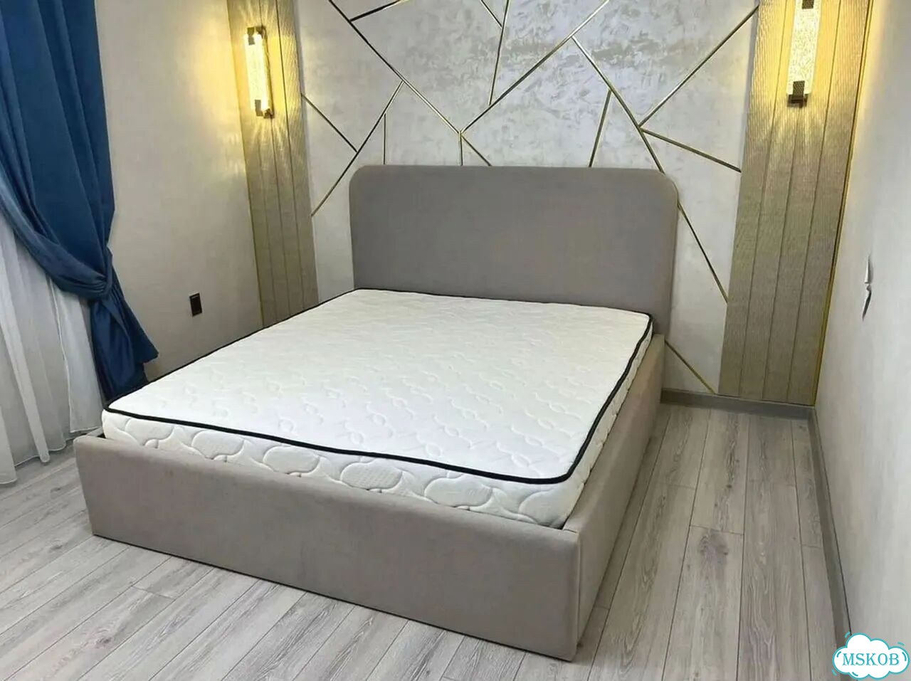 Кровать двуспальная с подъемным механизмом на заказ фото 1