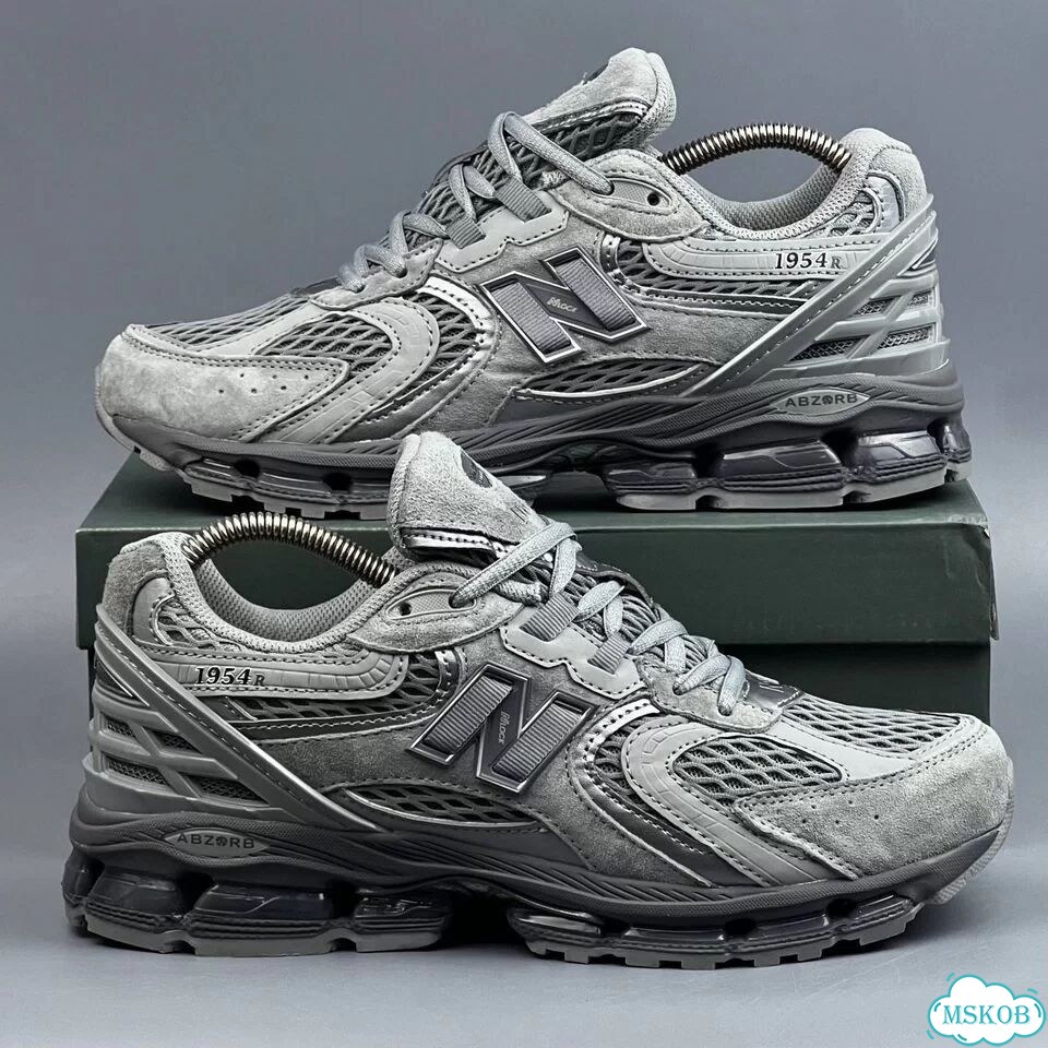 Кроссовки New Balance 1954R серые фото 2