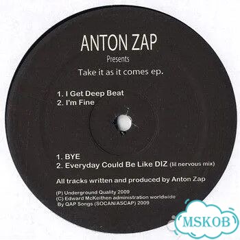 Anton Zap - Take It As It Comes EP фото 1