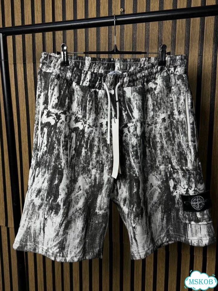 Шорты Stone island hand corrosion фото 3