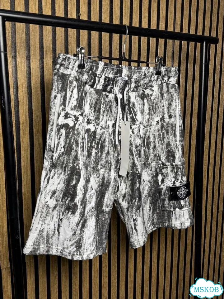 Шорты Stone island hand corrosion фото 5