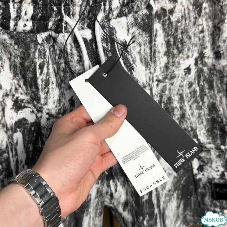 Шорты Stone island hand corrosion фото 8