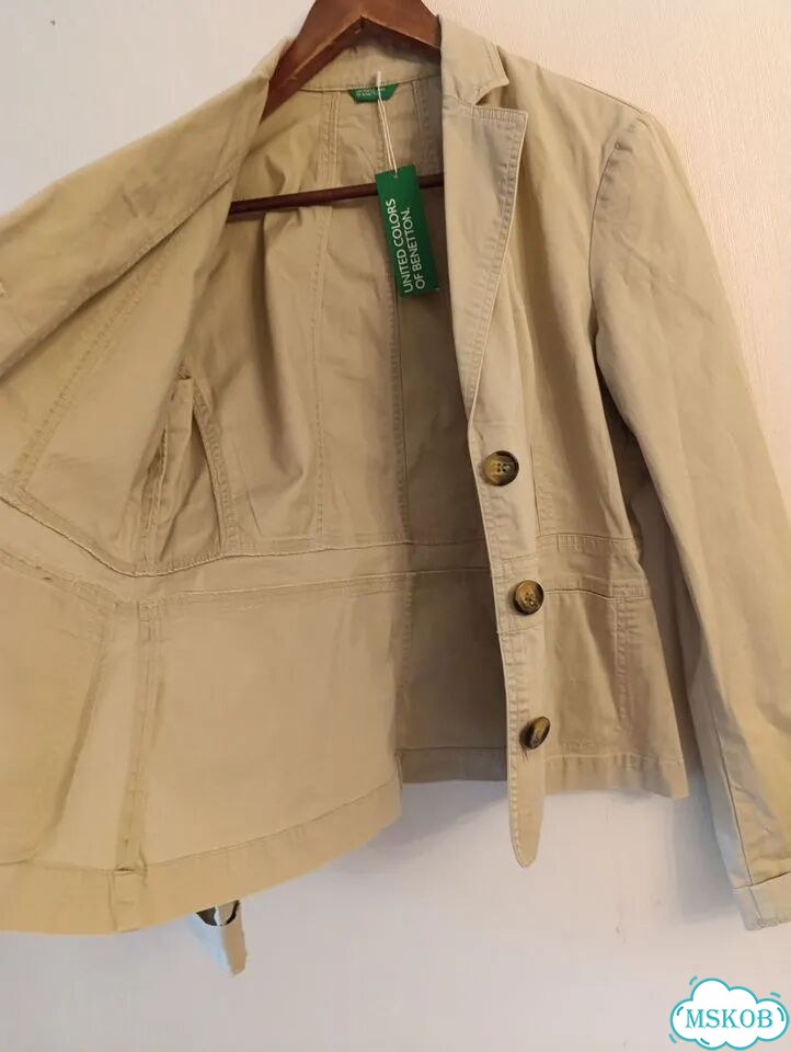 Пиджак женский летний Benetton фото 3